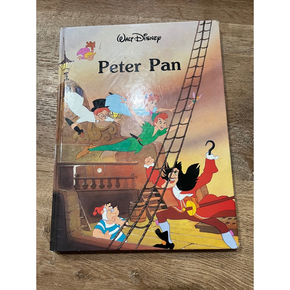Walt Disney Peter Pan Hardcover Book Disney Classic Series Gallery Twin Books